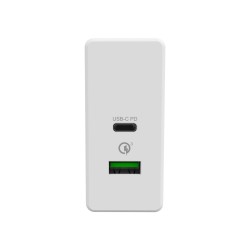 Chargeur mural 2 en 1 Celly Blanc 30 W