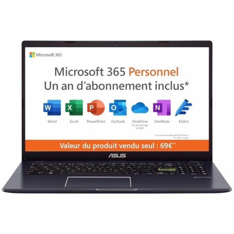 Ordinateur Portable Asus Asus VivoBook 15 E510 15,6" Intel Pentium N5030 4 GB RAM