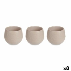 Set de pots Taupe Plastique...