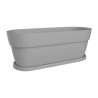 Pot EDA Gris Plastique 80 cm 76 x 29,5 x 26 cm