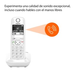 Téléphone Sans Fil Gigaset AS690 Blanc