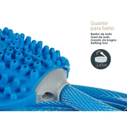 Gants de bain pour animaux de compagnie Bleu (6 Unités)