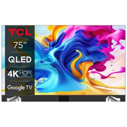 Télévision TCL 75C649 4K Ultra HD HDR 75" QLED Direct-LED AMD FreeSync