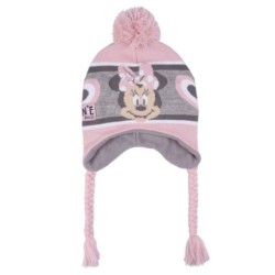 Bonnet enfant Minnie Mouse Rose (Taille unique)