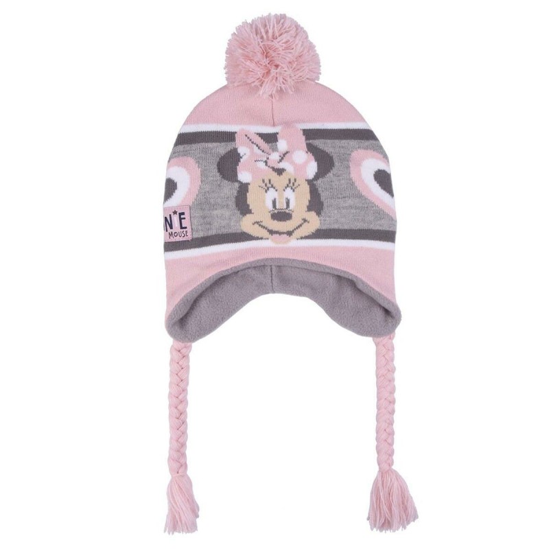 Bonnet enfant Minnie Mouse Rose (Taille unique)