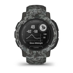 Montre intelligente GARMIN Instinct 2 Camo Edition Gris foncé 0,9" Noir Graphite