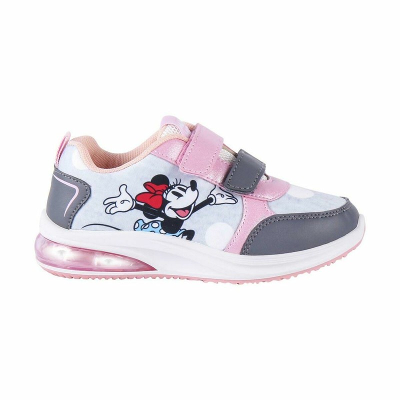 Baskets LED Minnie Mouse Gris