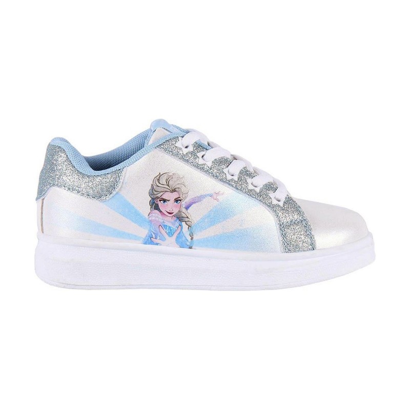 Chaussures de Sport pour Enfants Frozen Argenté Fantaisie Blanc