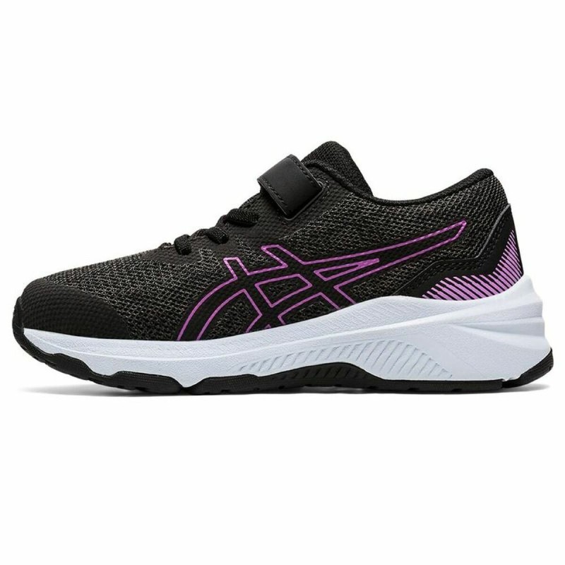 Chaussures de Running pour Enfants Asics GT-1000 11 Noir/Rose