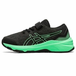 Chaussures de Running pour Enfants Asics GT-1000 11 Noir/Vert Noir