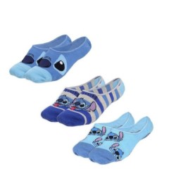 Chaussettes Stitch Unisexe 3 paires Multicouleur