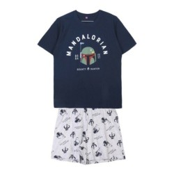 Pyjama Boba Fett Homme Bleu...