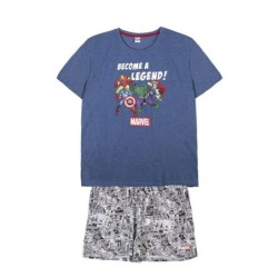 Pyjama Marvel Homme Gris