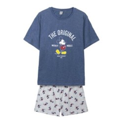 Pyjama Mickey Mouse Homme Bleu foncé