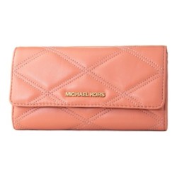 Porte-monnaie Michael Kors 35S2GTVF3U-SHERBERT Rose Cuir (18 x 10 x 1 cm)