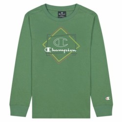 T-shirt à Manches Longues Enfant Champion Athletic Crewneck  Vert