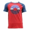 T shirt à manches courtes Enfant Converse  Block Raglan Rouge