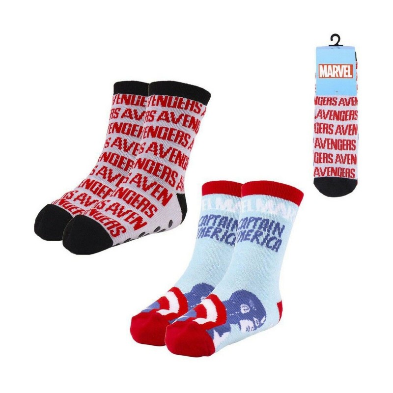 Chaussettes The Avengers 2 Pièces Multicouleur