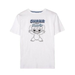 T-shirt à manches courtes homme Stitch Blanc