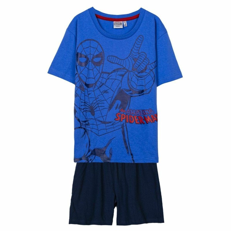 Pyjama Enfant Spiderman Bleu