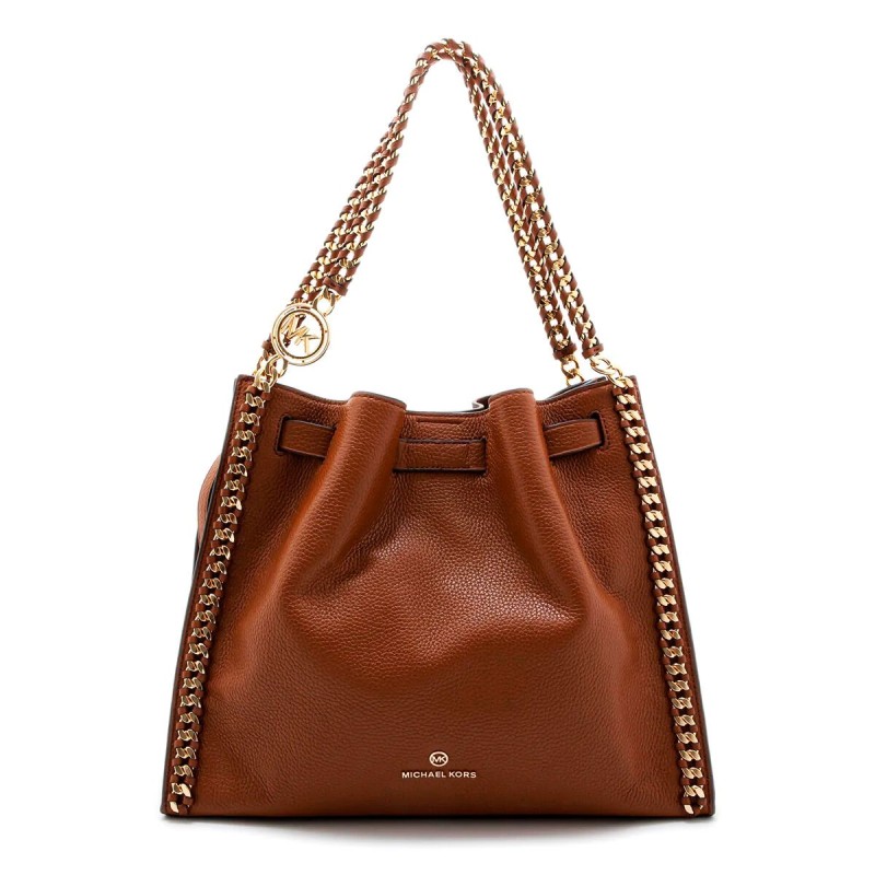 Sac-à-main Femme Michael Kors 30S1G4ME3L-LUGGAGE Marron (34 x 25 x 12 cm)