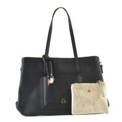 Sac-à-main Femme Lulu Castagnette LULU-S21-094 Noir (36 x 26 x 12 cm)