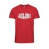 T-shirt à manches courtes homme Jack & Jones JORMARQUE TEE SS 12232652 Rouge