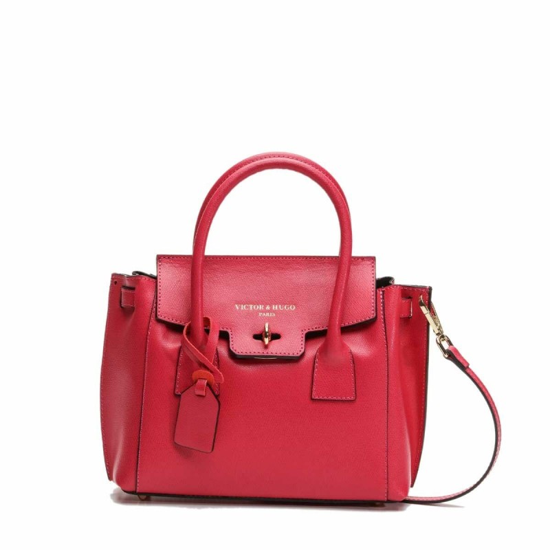 Sac-à-main Femme Victor & Hugo VH221JENYU554 Rose (25 x 23 x 9 cm)