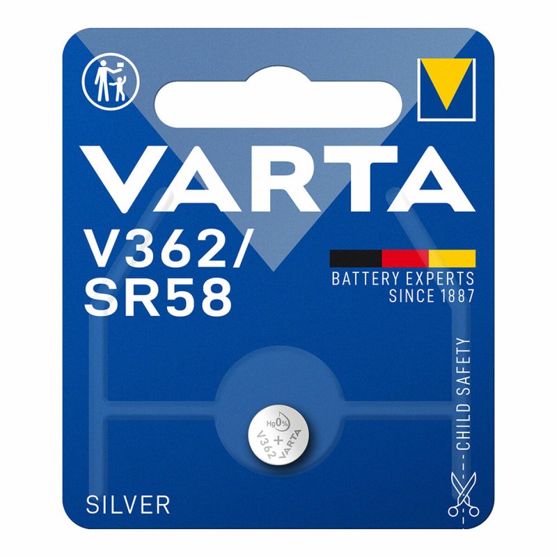 Pile bouton Varta Silver Oxyde d'argent 1,55 V SR58