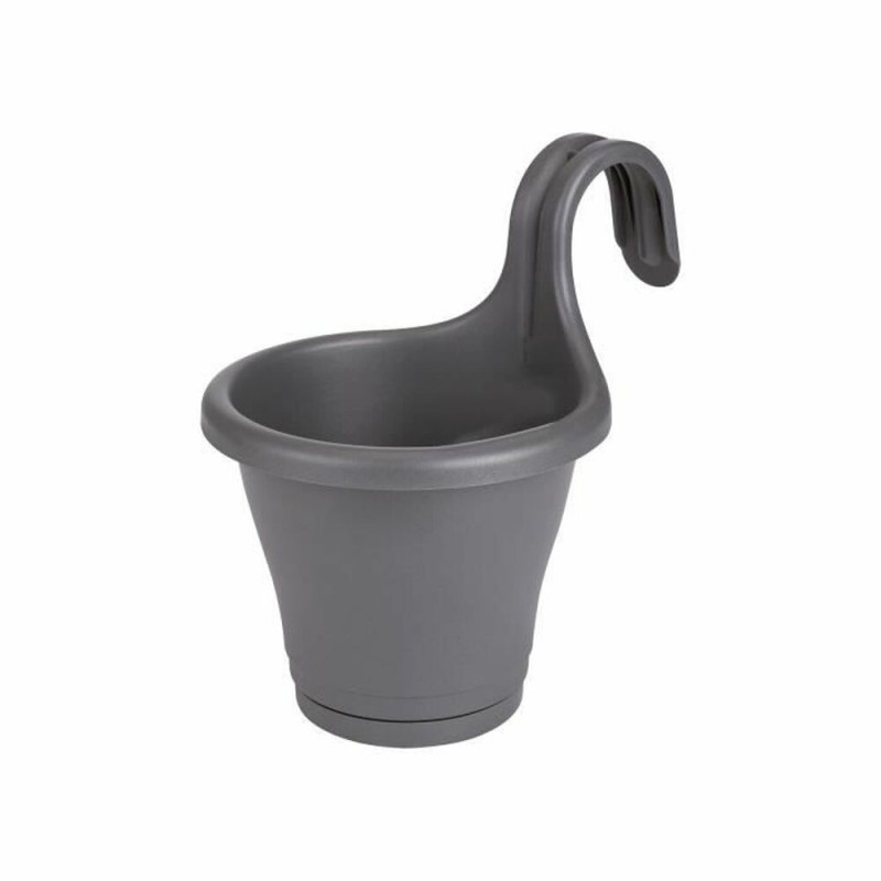 Jardinière suspendue Elho 7542602742500 Anthracite polypropylène Plastique Rond 19,4 x 27,1 x 25,9 cm