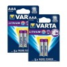 Batteries Varta Ultra Lithium (4 Pièces)