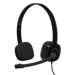 Casques avec Microphone Logitech 981-000589 Noir