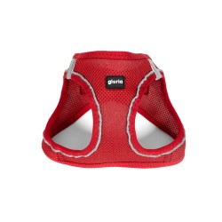 Harnais pour Chien Gloria Trek Star 29,4-32,6 cm 41,4-43 cm Rouge S