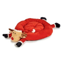 Lit pour animal domestique Renne Rouge 84 x 18 x 97 cm (2 Unités)