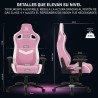 Chaise de jeu Newskill Osiris Zephyr Rose