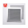 Grille Fepre Moustiquaire Aluminium Chrome (17 x 17 cm)