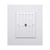 Grille Fepre Réglable Aluminium Blanc (17 x 13 cm)