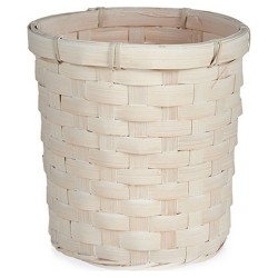 Cache-pot Blanc PVC Bambou...