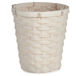 Cache-pot Blanc PVC Bambou...