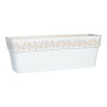 Jardinière auto-arrosante Stefanplast 3919401 Blanc Beige Plastique