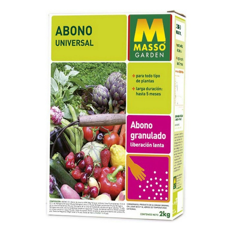 Engrais non biologiques Massó Universel Granulés 2 Kg