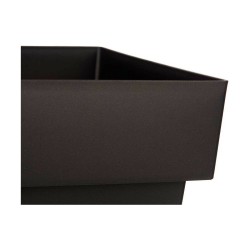 Pot auto-arrosant Anthracite Plastique (37 x 51 x 37 cm) (6 Unités)