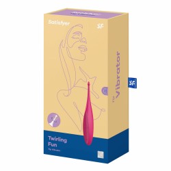 Vibrateur Clitoridien Courbe Satisfyer Magenta (17 x 3 cm)