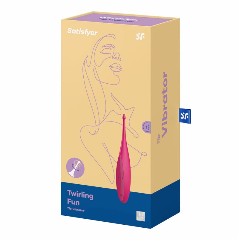 Vibrateur Clitoridien Courbe Satisfyer Magenta (17 x 3 cm)