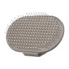 Brosse Animaux de compagnie Gris Métal Silicone 14 x 21,5 x 5 cm (24 Unités)