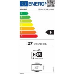 TV intelligente Grundig 32GGH6700B HD 32" LED