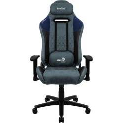 Chaise de jeu Aerocool DUKE AeroSuede 180º Bleu Noir/Bleu