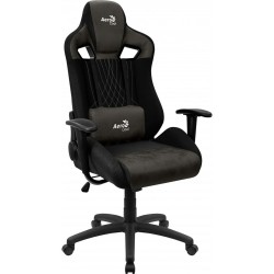 Chaise de jeu Aerocool EARL AeroSuede 180º Noir