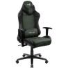 Chaise de jeu Aerocool KNIGHT AeroSuede 180º Noir Vert Noir/Vert