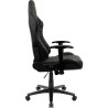 Chaise de jeu Aerocool KNIGHT AeroSuede 180º Noir Vert Noir/Vert